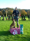 Geri aus unserem ersten Wurf, Polizeihund und mit Alain mehrfacher nationaler und internationaler Podestgeniesser beim Diensthundebiathlon.